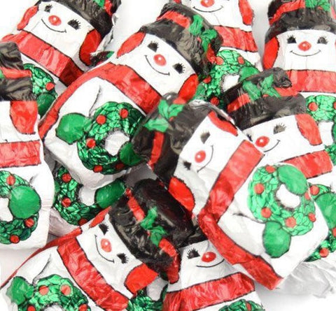 Milk Chocolate Foil Snowmen