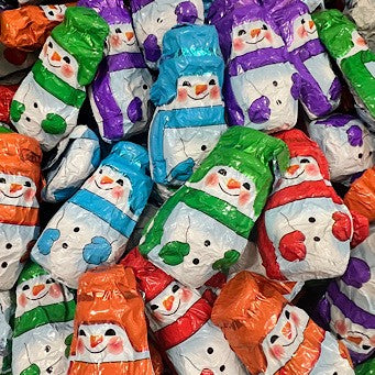 Milk Chocolate Foil Snowmen