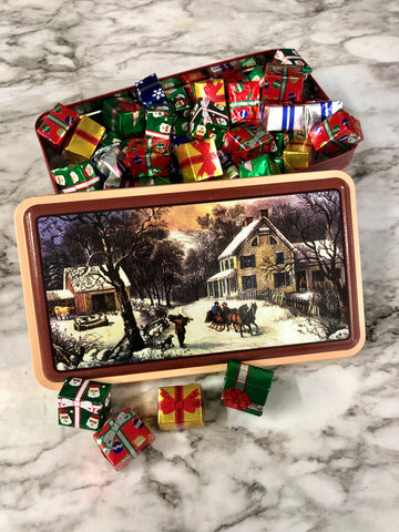 Currier & Ives Holiday Tin