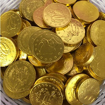 Gold Foiled Chocolate Coins